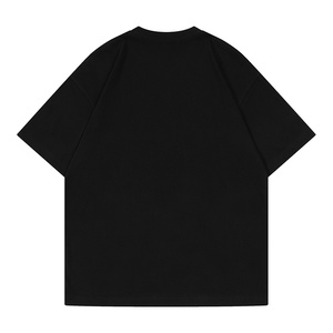 QFZ529 - Impression noire surdimensionnée, t-shirt personnalisé, designs pour hommes, t-shirt personnalisé - Product Image 4