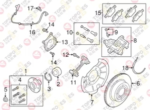 Phụ tùng ô tô ABS Cảm biến OE gn1z2c190d brab529 gn152c190c2b gn152c190cb tomones phía trước cảm biến tốc độ cho Ford Ecosport 2019-2022 - Product Image 5
