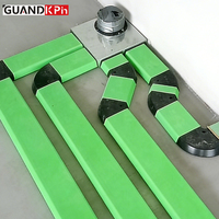 Conduit semi-rigide en PVC à profil bas, double canal, plat et ovale pour la ventilation HVAC, MVHR et la ventilation sous plancher