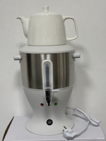 Nouveau modèle de théière électrique 5L, samovar en acier inoxydable, maintien au chaud, thermostat, samovar turc, théière