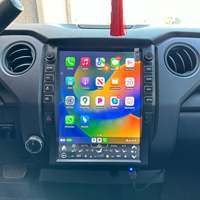 Pheonixautomotive Tablet Dashboard Headunite Tesla Style Écran Vertical GPS Navigation Radio pour Toyota Tundra 2014 - 2021