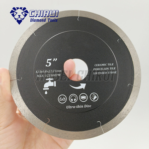 <span class=keywords><strong>Professionnel</strong></span> 5in 125mm pressé à chaud Super mince coupe humide lame de scie affûtage <span class=keywords><strong>disque</strong></span> de <span class=keywords><strong>diamant</strong></span> pour carreaux de porcelaine en céramique - Product Image 1