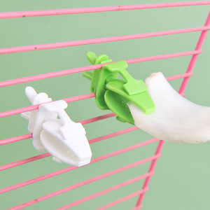 Clip per Mangiatoia per Gabbia di Uccelli, Accessori per Frutta e Verdura, Clip per Mangiatoia per Pappagalli, Cocorite e Cacatua - Product Image 2
