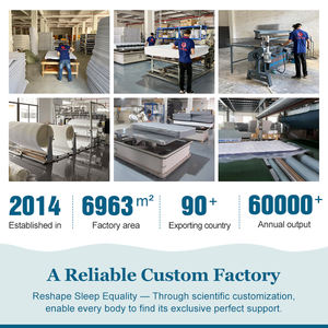 High Quality King <b>Queen</b> <b>Size</b> Cotton Knitted Fabric Pocketed Coil Spring Mattress for School Hospital Hotel Use 25cm Thickness 10 - Product Image 4