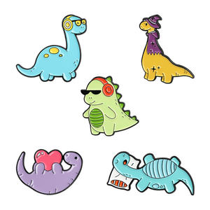 Ensemble d'animaux Dinosaure Monster Series Set <span class=keywords><strong>Hundred</strong></span> Set Brooches Metal Badge Clothing Accessories Wholesale - Product Image 5