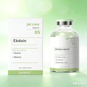 Sérum OEM Jet Peel à l'acide hyaluronique, collagène de saumon et peptides ADN pour le rajeunissement, l'hydratation, l'anti-âge, l'éclat et la réparation de la peau - Product Image 2