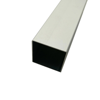 Tube rond carré en aluminium 6061, 6082 T6, 6063 T5 / T6, dimensions rectangulaires, anodisé, creux, pour extérieur