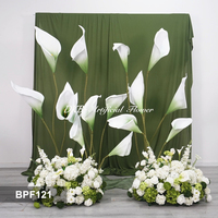 Bunga Artifisial DKB Berkualitas Tinggi, Sentuhan Realistis, Bunga Calla Lily Putih Besar untuk Dekorasi Pernikahan dan Hari Ibu
