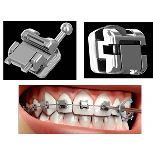 Set di 20 Brackets Ortodontici Autoliganti in Acciaio Inox ROTH 3W con Ganci 0.022 Manuali Certificati CE - Product Image 6