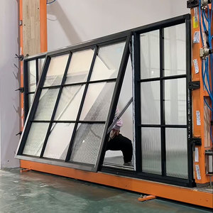 Fenêtre en aluminium à simple battant, étanche, à double vitrage Low-E, fabriquée en usine, avec loquet inclinable en acier inoxydable - Product Image 3