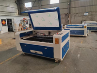 Machine de découpe et gravure laser CO2 1610 60W-150W à refroidissement par eau, commande Rudia, rail de guidage PMI, pour bois, papier, MDF, caoutchouc, contreplaqué, DXF 3D