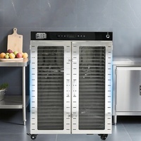 Commerciële grote capaciteit 50-laags gedroogde vruchtenmachine voedsel droogapparatuur voedseldehydrator