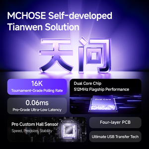 MCHOSE 68 Magnetic Switch Mechanical <b>Keyboard</b> Gaming E-sports Computer Full Aluminum Customized 16K Return Rate - Product Image 2