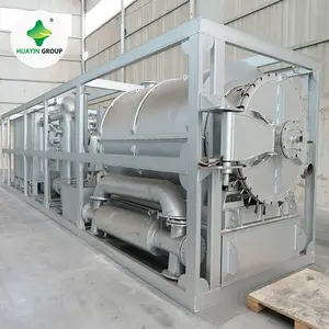 Small batch type pyrolysis machine for rubber waste tyre pyrolysis reactor price