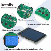 Écran LCD matriciel à points de 5,7 pouces 320x240, module d'affichage à cristaux liquides COB avec pilote RA8835, bleu STN, 160x109x11mm