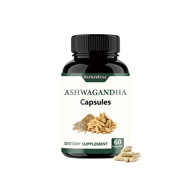 New Cross-border Export ASHWGANDHA Capsules Boost Immunity Adult Use Factory Direct Sales Support OE M