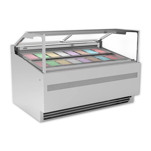 Expositor MEHEN MC16 de helados, <span class=keywords><strong>Vitrina</strong></span> refrigerada por inmersión, expositor de helados usado, <span class=keywords><strong>congelador</strong></span>, venta - Product Image 2