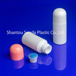 Bottiglia di plastica da 50ml con spugna colorata vuota contenitore per <span class=keywords><strong>medicinali</strong></span> liquidi e stampa Logo personalizzabile - Product Image 6