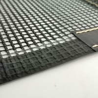 Nouvelle ceinture en maille PTFE noire 4x4 |   Convoyeur à 1 couche résistant aux hautes températures pour les machines de séchage par micro-ondes