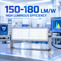 Projecteurs LED ultra-minces en aluminium moulé sous pression 100W pour façade de panneau publicitaire commercial