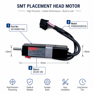 Moteur d'angle de tête de placement SMT N510068271AA P50BA2002BXS3D 3W DC24V pour pièces de rechange de la série Panasonic NPM - Product Image 2