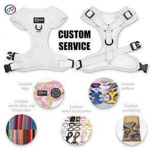 Harnais pour chien LED rechargeable OKKPETS Harnais pour chien lumineux à motif de logo personnalisé étanche pour la marche de nuit - Product Image 5