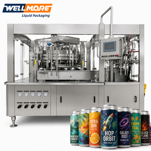 Línea Automática de Enlatado de Cerveza Artesanal 150CPM, Máquina Isobarica de Llenado y Sellado de Latas de 12oz y 16oz, Sistema de Cervecería Llave en Mano con Bajo Contenido de CO2 - Product Image 1