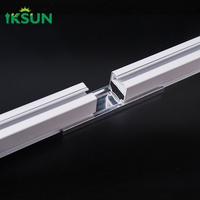 Ensemble de tringle à rideaux IKSUN rail de rideau en aluminium de style classique en gros