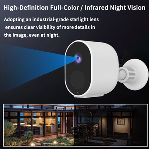 4MP Uzun Ömürlü Şarj Edilebilir Pil İki Yönlü Sesli ve Hava Koşullarına Dayanıklı Kablosuz Dış Mekan Güvenlik Kamerası - Product Image 5