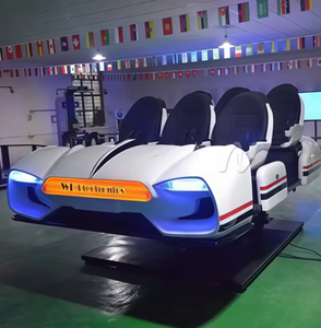 เครื่องเล่นเกมยิงปืนเสมือนจริง <span class=keywords><strong>VR</strong></span> 9D สีสันสดใสในสวนสนุกในร่ม พร้อมเครื่องหยอดเหรียญ และโรงภาพยนตร์ <span class=keywords><strong>VR</strong></span> 360 องศา - Product Image 4