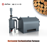 Máquina de Carbonización Horizontal de Alta Eficiencia para Briquetas de Aserrín y Troncos de Madera, para Exportadores de Carbón para Barbacoa