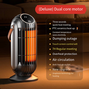 1500W PTC Ceramic <strong>Heater</strong> NFJ009 with Large LED Screen Overheat Protection Remote Control Indoor Electric <strong>Heater</strong> for Family Home - Product Image 2
