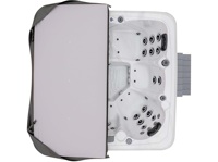 Promotion en stock : Bain à remous extérieur 6 places avec 58 jets de massage, système Balboa, pour maison et hôtel JW-2205