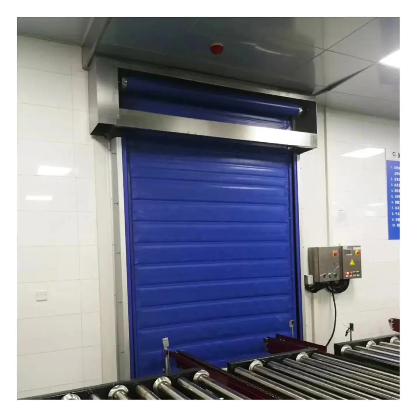 Die neue automatische Lagerung PVC Frozen Cooler Doors Fabric Roll Up Schnelle Hochgeschwindigkeits-Cold Cool Room Door