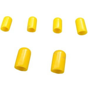 Mềm tùy chỉnh đầy màu sắc vòng linh hoạt Vinyl mềm <span class=keywords><strong>PVC</strong></span> <span class=keywords><strong>End</strong></span> mũ cho ống phù hợp - Product Image 3