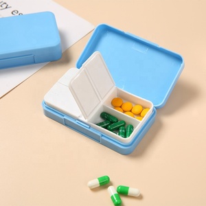 Wholesale Portable Dust-proof <b>Plastic</b> Medicine Case PP Material <b>Pocket</b> Storage Travel Pill Box for Purse Convenient - Product Image 4