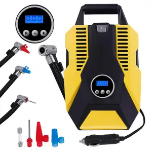 12V Car Air Compressor with LCD Screen Car Air Pump 150 PSI with 2.8 Metre Power Line