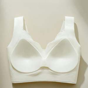 Da donna traspirante gilet Anti-batteri reggiseni comodi da donna che dormono reggiseno imbottito in lattice naturale senza cuciture - Product Image 3