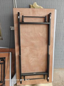 Mesa de Comedor Plegable Rectangular de PVC Moderna y Resistente para Uso en el Hogar y Hoteles, Muebles para Comedor - Product Image 5