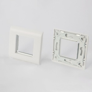 Plaque frontale Enyoo/OEM type <span class=keywords><strong>France</strong></span> EYFP-FR03 pour tailles 45x45/45x22.5 et 80x80mm pour applications réseau/téléphonie/télévision - Product Image 4
