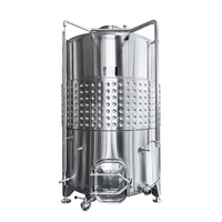 Réservoir de fermentation de jus de champagne 1000l fermentatore del vino équipement de fermentation de vin