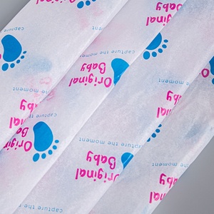 Sẵn Sàng Để Tàu 500Pcs 17gsm Trắng Đặc Sản Giấy Tráng Với Trái Tim Vàng In Ấn Cho Quần Áo Giày Thủ Công Mỹ Nghệ Gói - Product Image 3