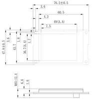 WISETIP VF024A Hochwertige TFT LCD Bildschirmanzeige für den Außenbereich mit RGB MCU für Automobilsysteme