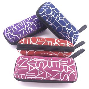 Étui à lunettes Xinpeng EVA, multicolores, imprimé lettres, fermeture éclair, pour lunettes de soleil et lunettes de vue - Product Image 1