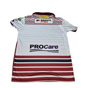 เสื้อเจอร์ซีย์แบบซับลิเมชั่นสั่งทำพิเศษ โลโก้ด้านหน้า โพลีเอสเตอร์ 100% สำหรับการแข่งขันและฝึกซ้อม ระบายอากาศได้ดี แขนสั้น ทรงปกติ เสื้อผ้าสำหรับผู้ใหญ่ - Product Image 2