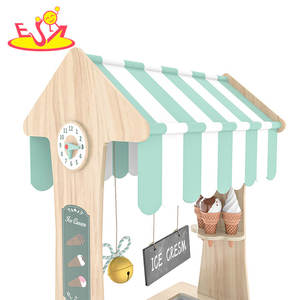 어린이를위한 새로운 디자인 놀이 음식 나무 아이스크림 카트 장난감 W10A146 - Product Image 5