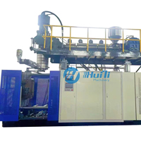 Machine de soufflage par extrusion automatique pour barils d'eau minérale en HDPE de 5 gallons avec moteur
