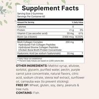 Collagène multi-formes en gommes à mâcher pour les cheveux, la peau et les ongles, complément alimentaire à marque privée OEM, biotine, kératine, protéines marines, vitamine C