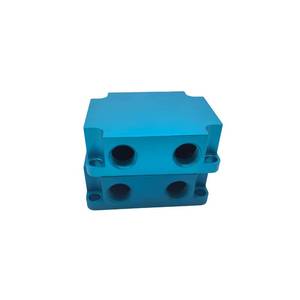 CNC Machining Blue Anodized Aluminum Components Precision Milling Turning Service OEM Customized Fabricated - Product Image 3
