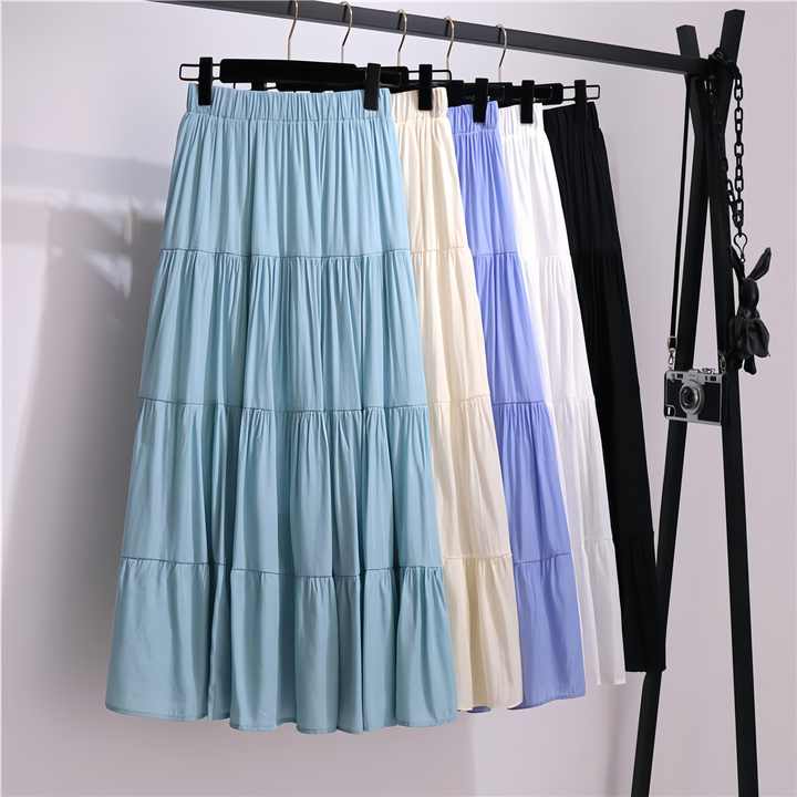 Cotton Broad Linen Polyester Skirt